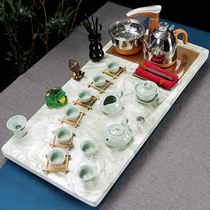 European anti-marble tea tray set fully automatic one high-end tea set set home living room simple modern