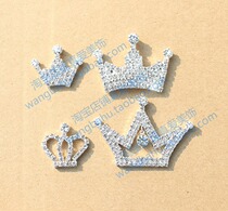 Exquisite shiny rabbit ear-shaped rhinestone jewelry crown mobile phone case sticker diamond DIY hair accessories bow single shoe bag sticker diamond