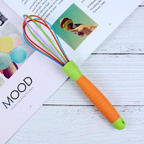 Silicone egg beater manual egg beater Egg Whisk Mixing Rod household baking tool troublemakers