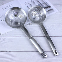 Thickened 304 stainless steel leaking spoon Home Kitchen filter Large size Hedge Fried Filter Scoop dumplings Scoop Net Leaking