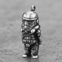 Copper Star Wars Empire Soldiers Creative Making Car Keychain Bag Small Pendant Gift Cartoon Doll