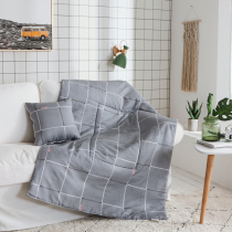 Office cotton throw pillow quilt car air conditioner dual use cotton nap pillow cushion quilt sofa folding pillow
