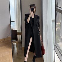 South Korean suit dresses women in the middle of spring autumn 2022 new fashion senior sense temperament loose wind coat jacket