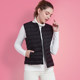 ເສື້ອຢືດຄໍຍາວຂອງແມ່ຍິງ 2023 ໃໝ່ 2023 ແບບບໍ່ມີຄໍລົງລຸ່ມ Liner Vest V-neck Thin Down Jacket Women's Warm Inner Round Neck Vest