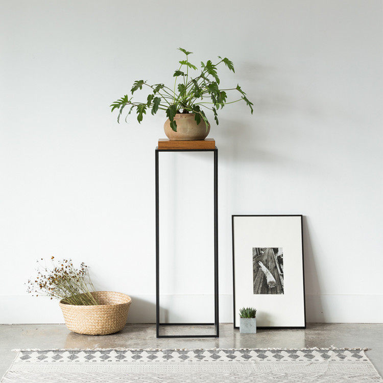 铁艺花几落地式客厅阳台室内书架花架北欧风盆景架绿萝吊兰置物架