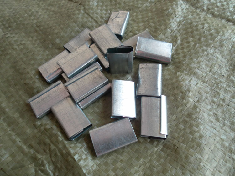 新料手工打包带专用打包扣白色铁皮扣包邮15cm宽手工打包机扣