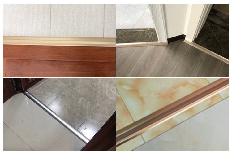 t字平扣铝合金实木复合强化地板收边条金属瓷砖门压条包边条过桥