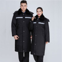 Security Cotton Cotton Costume Worksuit Multi-functional Cold-proof Clothing Cashmere Reflective Winter Costume Uniform