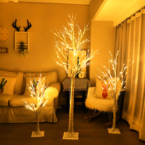 Birch tree lamp Home scene decoration Bedroom decoration room decoration Atmosphere lamp LED luminous tree decoration