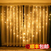 Love curtain light Birthday surprise led light string Romantic proposal decoration scene Creative supplies props decorative lights