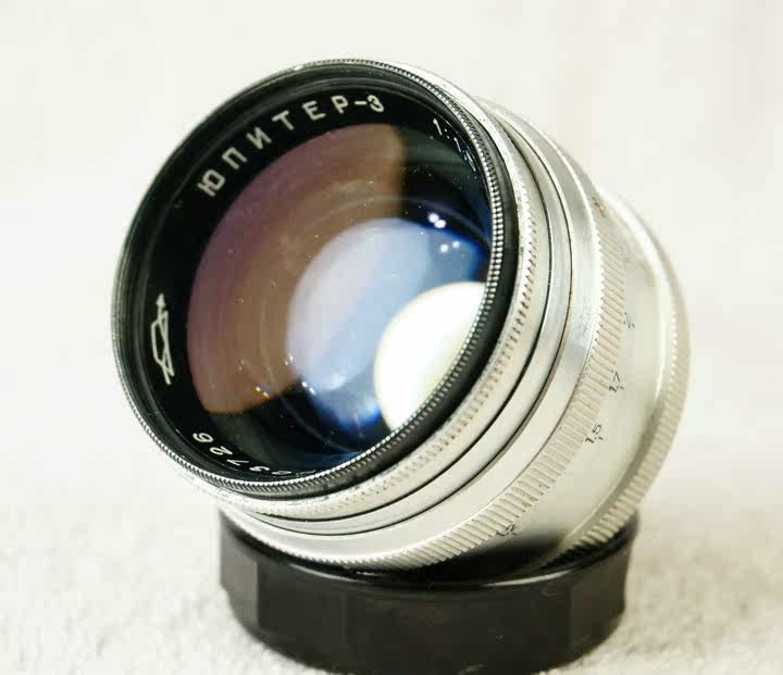 俄罗斯jupiter350mmf15l39银色红n莱卡旁轴联动镜头
