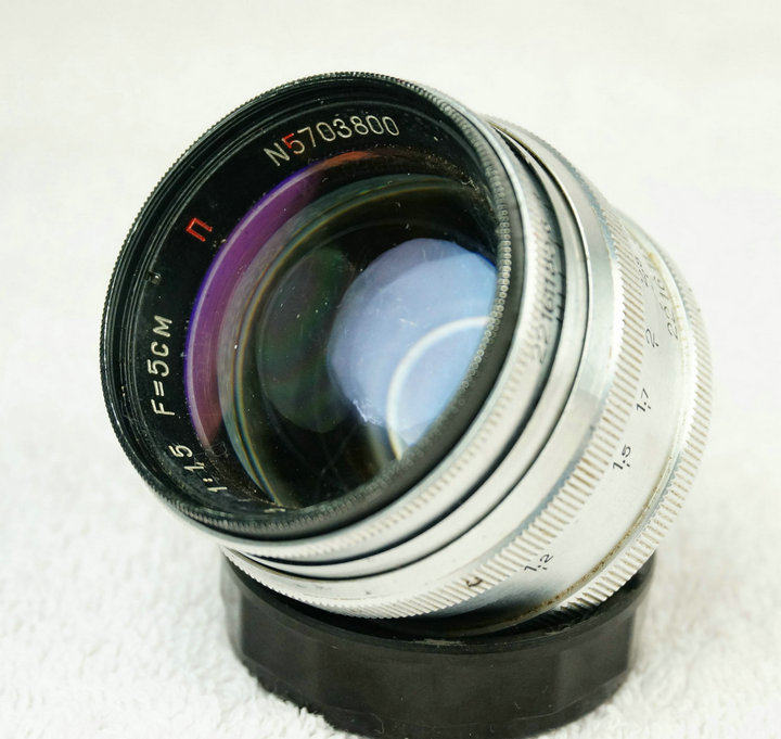 俄罗斯jupiter350mmf15l39银色红n莱卡旁轴联动镜头