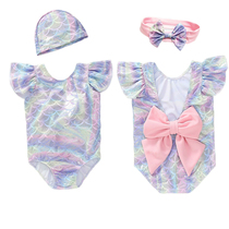 Child Mermaid Conjoined Swimsuit Little Girl Princess Swimming Costume Woman Baby Cute Swimsuit