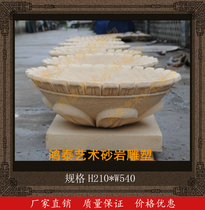 Sandstone flowerpot European Flowerpot Garden ornaments garden landscape ornaments leaf type flowerpot sandstone