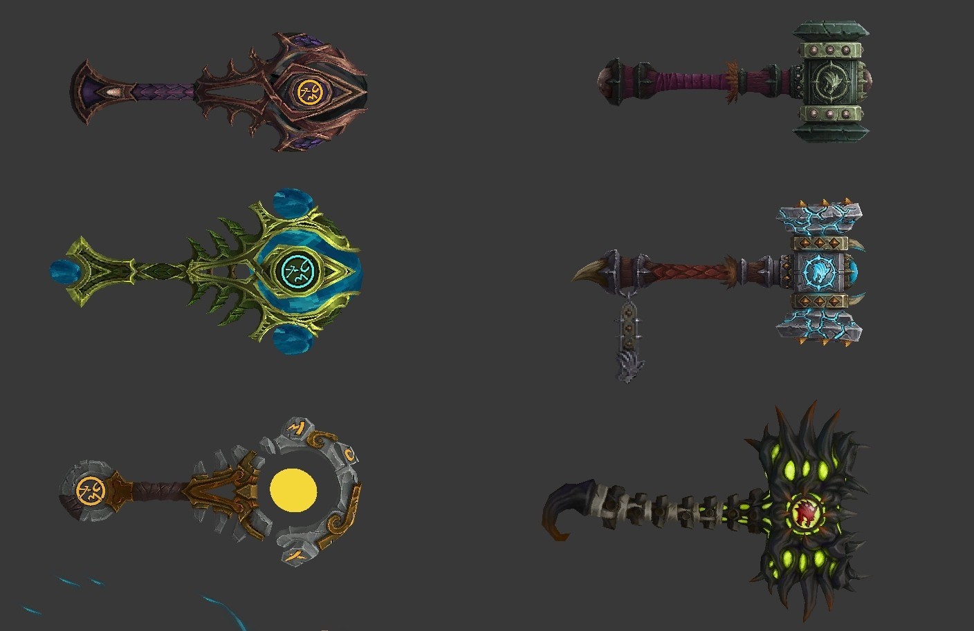 神器70模型美术设计参考资源装备武器大全资料3dmax