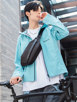 Hong Kong Duty-free New Chest Bag Mens Diagonal Satchel Casual Multifunction Large Capacity Mobile Phone Pocket Single Shoulder Bag