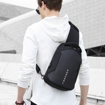 Hong Kong Duty-free Chest Bag Mens New Large Capacity Backpack Business Casual Business Travel Single Shoulder Diagonal Satchel