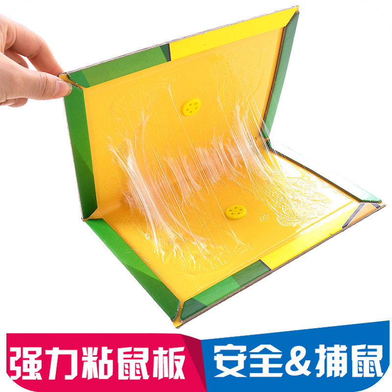 粘鼠板超强力粘板老鼠强力胶捕鼠板粘鼠贴捕鼠驱鼠灭鼠器纸板子