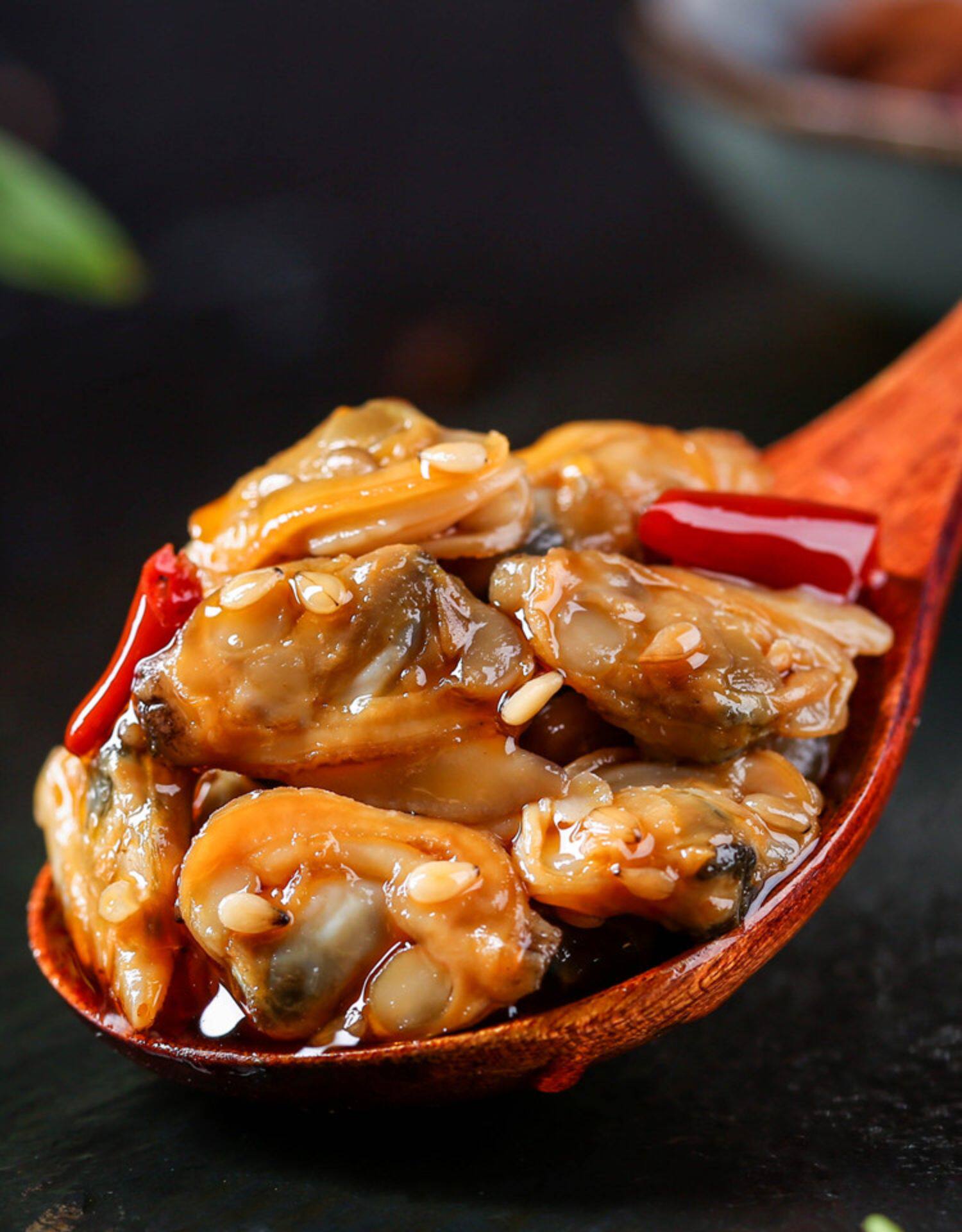 网红罐装麻辣花蛤100g花甲肉蚬子肉即食小海鲜下饭菜蛤蜊酱包邮