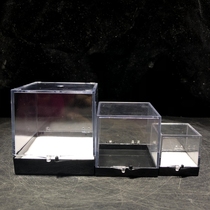 Mineral specimen acrylic display box foreign imported cat mine box small mineral crystal storage display kitten mine