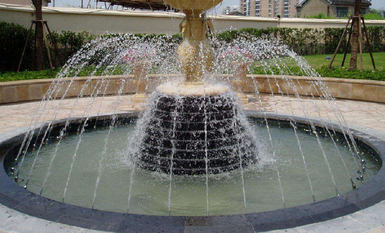 万向直射可调喷头 喷泉景观鱼池庭院喷水池直流喷头 4分6分1寸1.