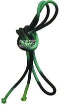 Alyssa Double-color art gymnastics rope ( green-black)