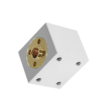 3D Printer Engraving Automation Equipment Accessories Quadrilateral Block Transmission New T Type Silk Rod Nut Conversion Seat