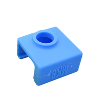 3D printer heating aluminium block silicone protective sleeve E3DV6 MK8910 high temperature resistant thermal insulation cover blue