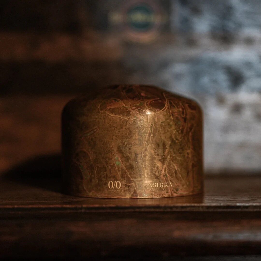 Neru Design Works聯名黃銅紋燈罩露營配件氣罐罩戶外黃銅燈罩