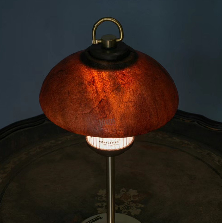 0/0 neru design works天然牛皮燈罩MOLDS茶染兼容GZ燈38燈罩m16