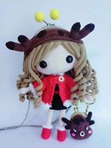 Handmade DIY crochet doll 56 gold elk outfit Chinese electronic illustration tutorial cute doll doll popular recommendation