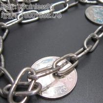 201 stainless steel welded chain long chain chain diameter coarse 2mm (suitable for indoor use) load-bearing 10kg