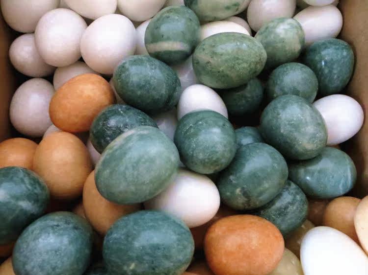 五行五色 天然水晶玛瑙石头鸡蛋 鸡蛋摆件把玩件