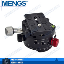 MENGS DH-60 360-degree panoramic indexing pan-tilt tripod 4-speed indexing plate RRS blind photography tab