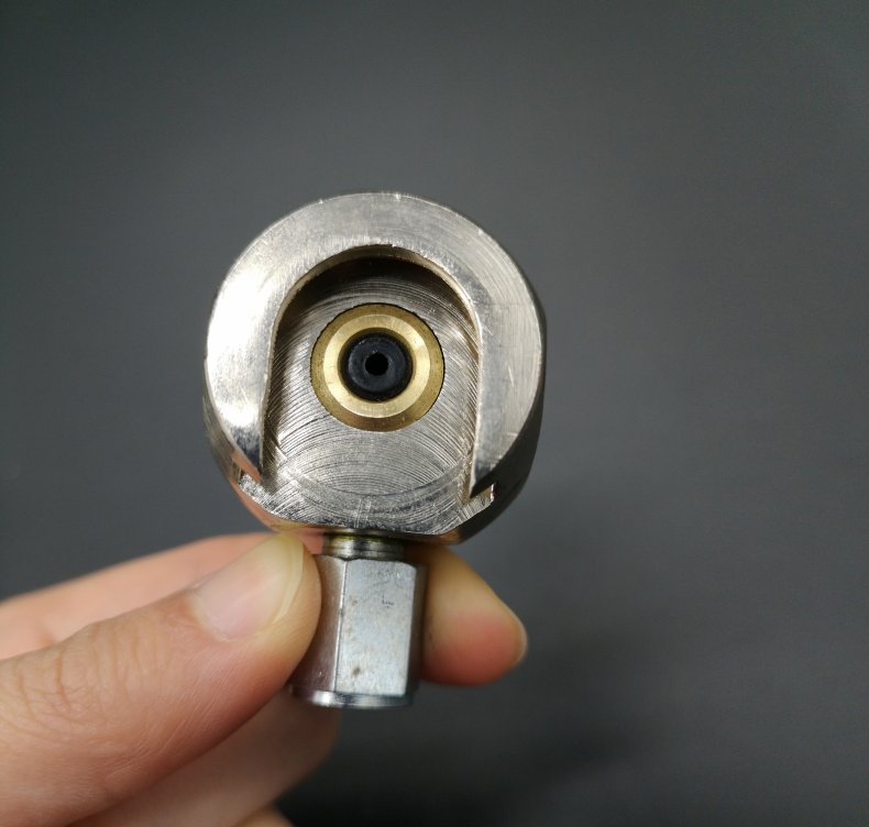 【圣马】平扣式油枪油嘴 22mm平头油嘴枪头 黄油枪加油嘴 din3404