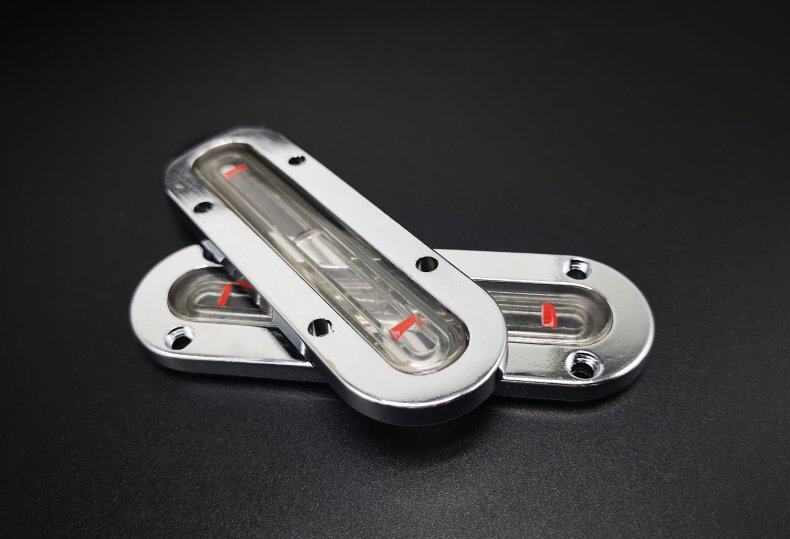 【圣马五金】带孔长型油标 长形油标 油位指示器 四孔 六孔液位计