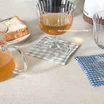 Retro crystal glass glass goblet wine glass drink cup cocktail glass bubble glass 240ml