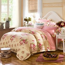 Winter thickened warm velvet crystal velvet Seaweed velvet four-piece set of cotton single-sided short plush 1 8m bedding