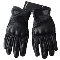 Motorcycle locomotive leather anti-drop off-road riding gloves touch screen windproof warm sheepskin leather gloves