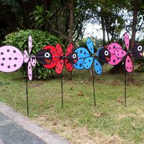 Little bee windmill outdoor garden villa ground windmill decoration childrens toys windmill festival props gifts