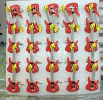 Guitar Personality Violin Flash brooch Glow badge Toy Stall Night Market Party Childrens gift prize