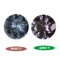 Round 45#变色刚宝石裸石戒面 synthetic discolored corundum high temperature resistant jewellery items main stone 7-10mm