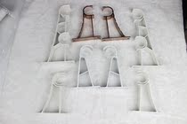 Curtain Roman rod on the bottom single pole bracket base side curtain accessories accessories Roman Rod accessories round pole