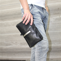 2022 new fashion mens hands with bag trendy striped male hand carry bag large capacity wallet mobile phone hand grip bag