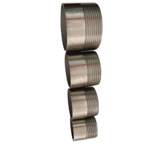 10 201 stainless steel monofilament head outer wire single head tooth short pipe welded DN15 water tank connection external thread