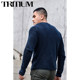 LIANGPINJacky Liang Pintritium ກິລາແລະພັກຜ່ອນຜູ້ຊາຍ curled retro sweater ແຂນຍາວ 01904