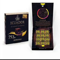Russian pure black Jiao Lei 75 cocoa chocolate Special Price 8 yuan a box of 90 grams 20 years production 4
