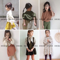 Ins Explosions Girls Knitted Floral Girls Fashion Belt Skirt Children Knitted Cardigan Baby Belt Pants Skirt sp