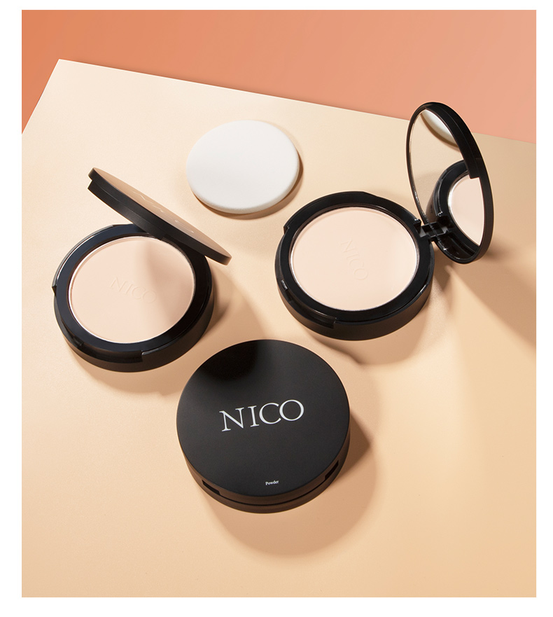 nico定妆粉干粉控油持久遮瑕散粉介绍