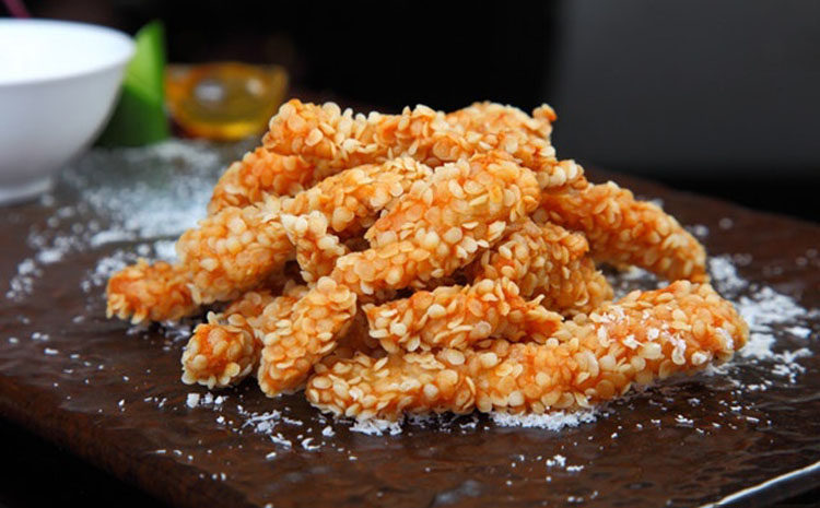 雪花排条 油炸无骨鸡柳 香酥排条鸡柳餐饮特色西餐厅小吃供应250g